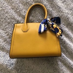 Aldo mustard handbag crossbody purse